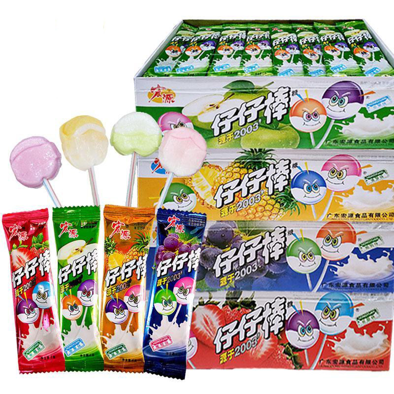 仔仔棒水果糖果棒棒糖吃货的童年怀旧儿童小零食休闲食品小吃