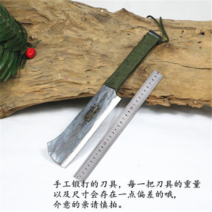 弹簧钢锻打长柴刀大号农用户外钓鱼开山开路野营砍树多功能刀猎刀