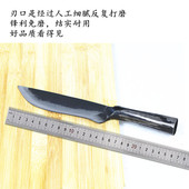 阳江六顺手工锻打分割刀剔骨刀弹簧钢屠宰刀具杀羊分割肉刀杀猪切