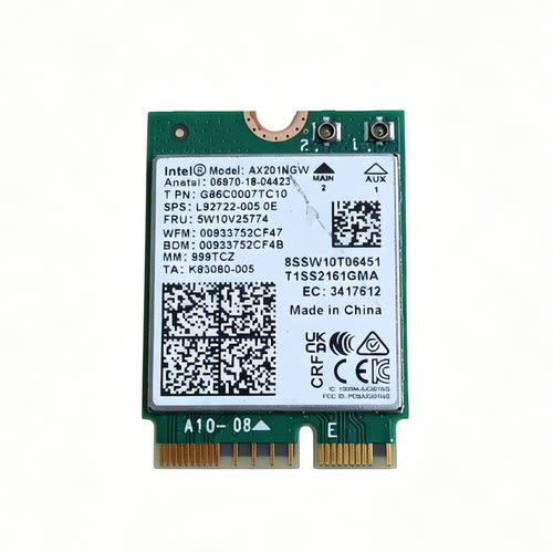 联想 AX201NGW WIFI 6 无线网卡 蓝牙模块 5W10V25774