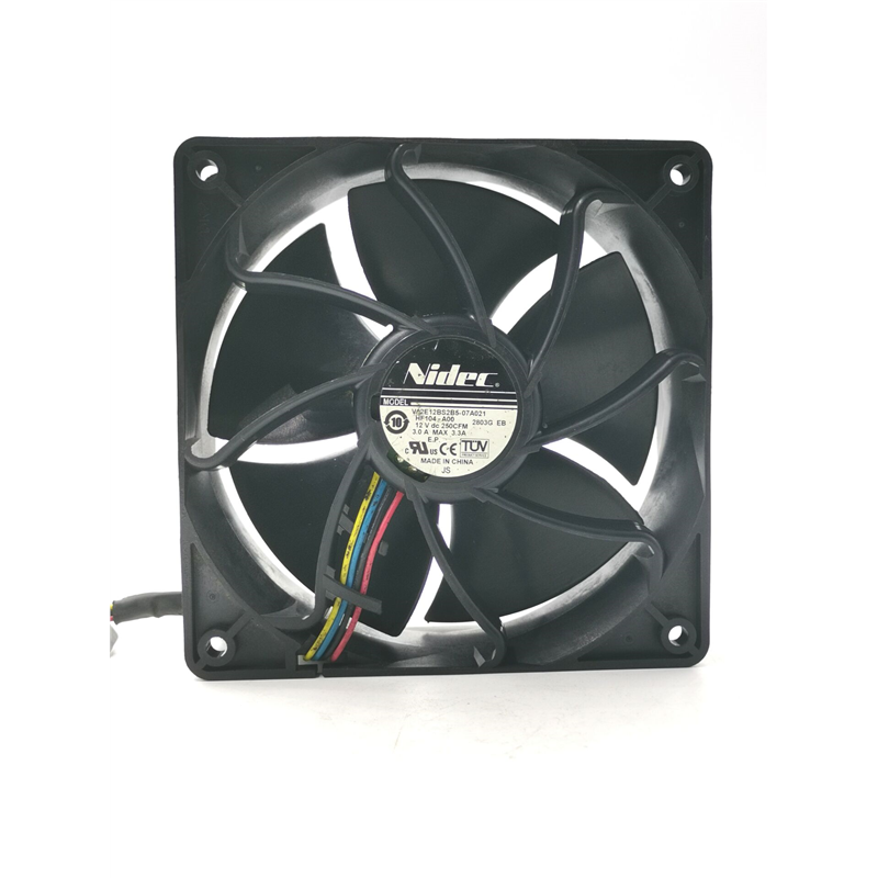 蚂蚁S7 S9暴力散热风扇 V12E12BS2B5-07A021 NIDEC 12038 3A 12CM