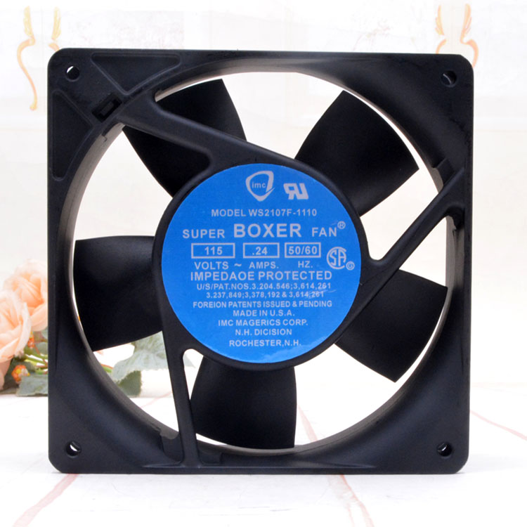 BOXER AC115V WS2107F-1110 12038 12厘米金属耐高温机柜轴流风扇