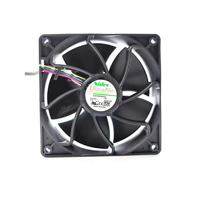 日本NIDEC 12038 12V 3A 12CM主机壳超暴力7500转超大风量散热风