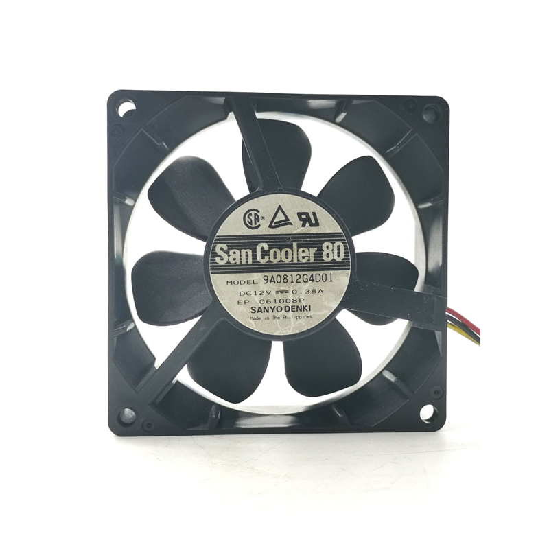 9A0812G4D01 日本 8025 12V 0.38A 8CM机箱大风散热风扇