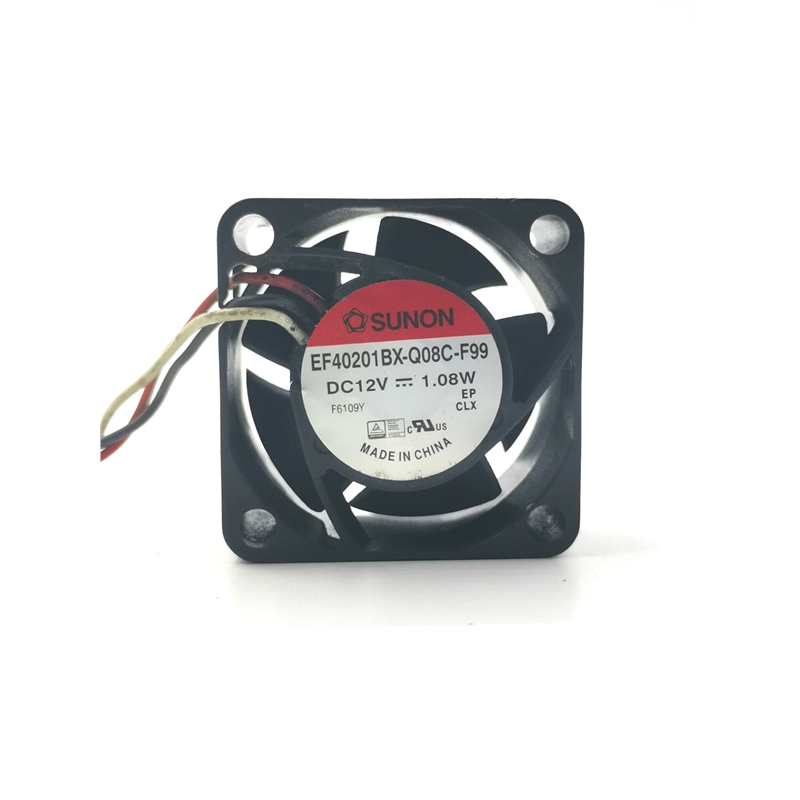 EF40201BX-Q08C-F99 4020 12V 3线 4CM1u电源超静音散热风扇