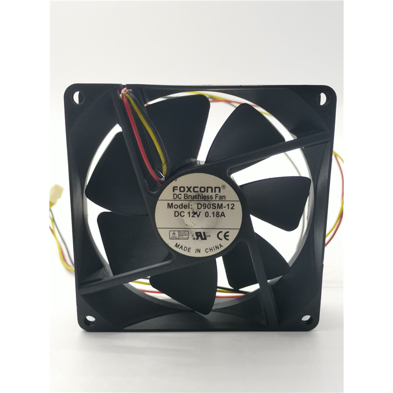 D90SM-12  9025 12V 9CM 3线 主机机箱静音散热风扇