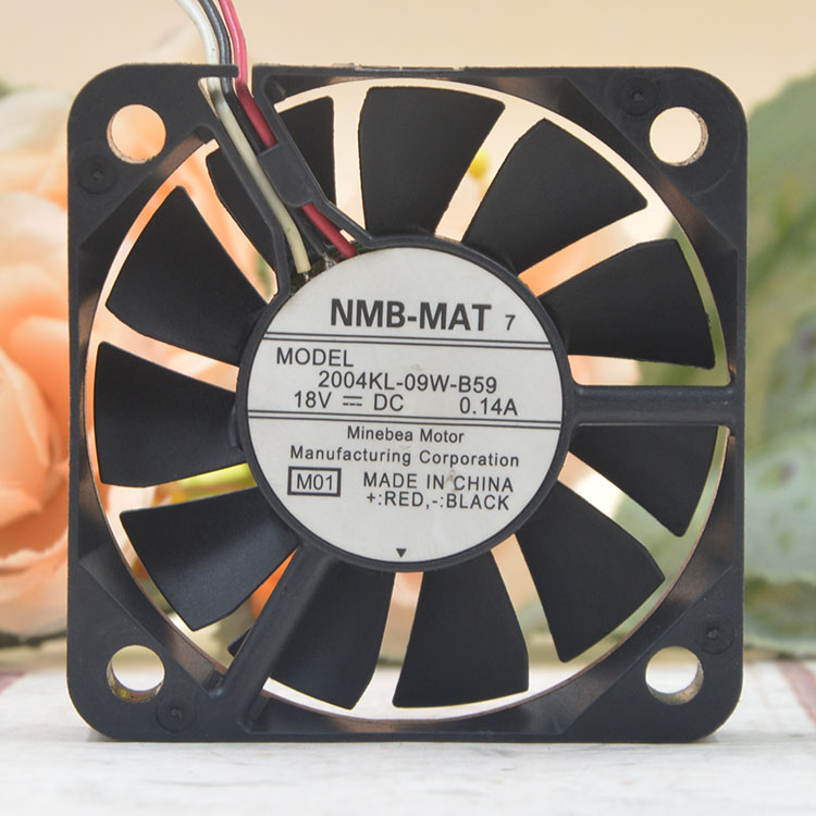 2004KL-09W-B59 5010 5CM 18V 0.14A 游戏机主板显卡散热风扇