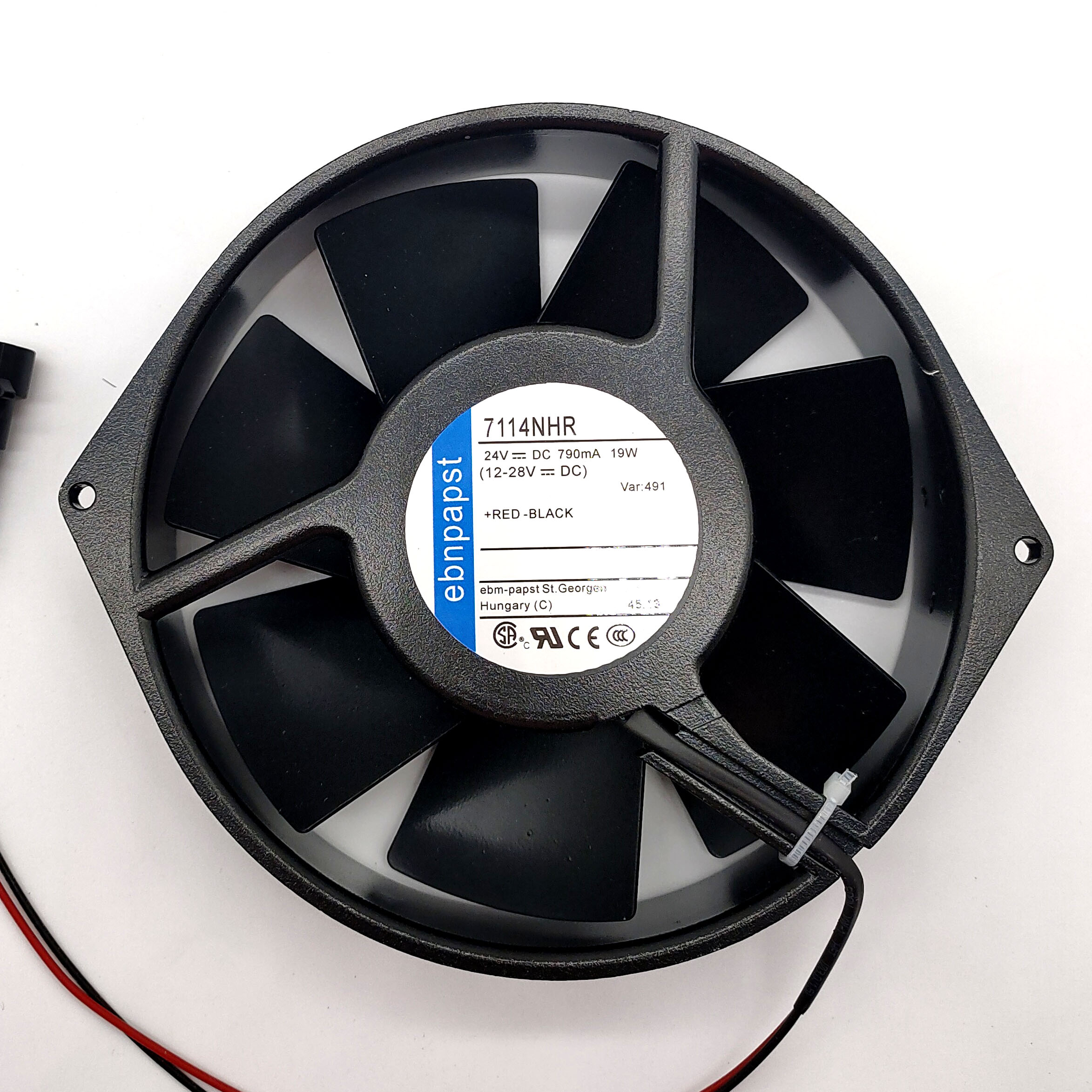 TYP 7114NHR 15038 24V 790MA 19W 风机变频器铁叶 风扇