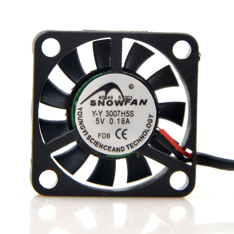 SNOWFAN 3CM 5V 0.18a Y-Y3007H5S 3006 3007显卡超薄静音usb风扇