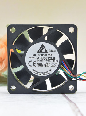 6CM AFB0612LB 12V 0.10A 6015 PWM 温控 主板CPU 静音 风扇