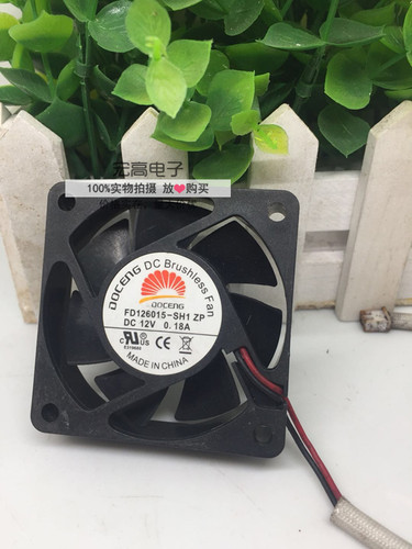 原装DOCENG直流无刷风扇 6015 FD126015-SH1 ZP DC12V 0.18A