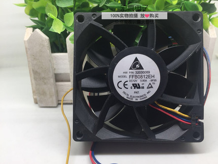 原装台达 8025 FFB0812EH 12V 0.8A 8CM PWM 温控 大风量散热风扇