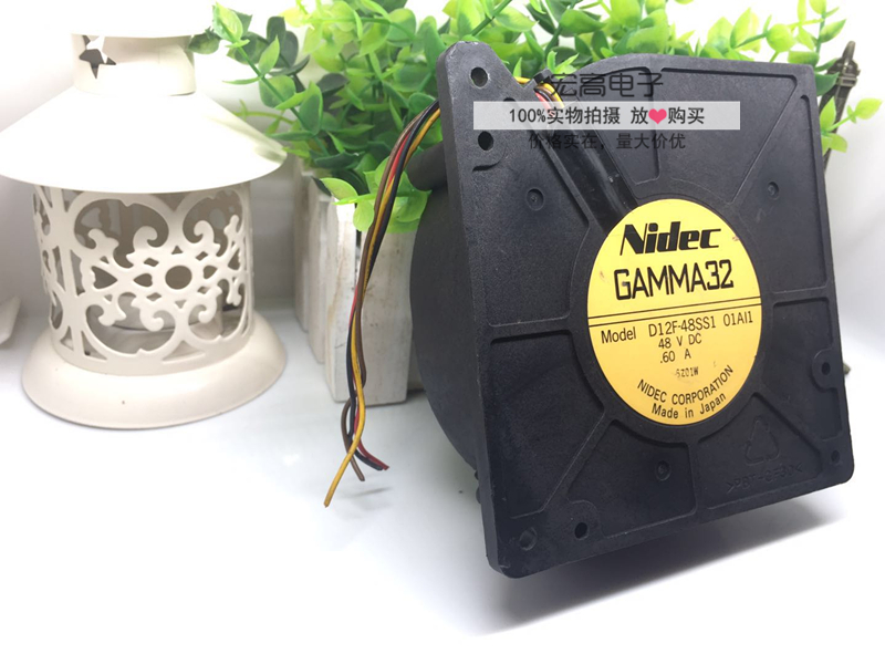 12cmnidec d12f-48ss1 48v 0.60 大风量鼓风机
