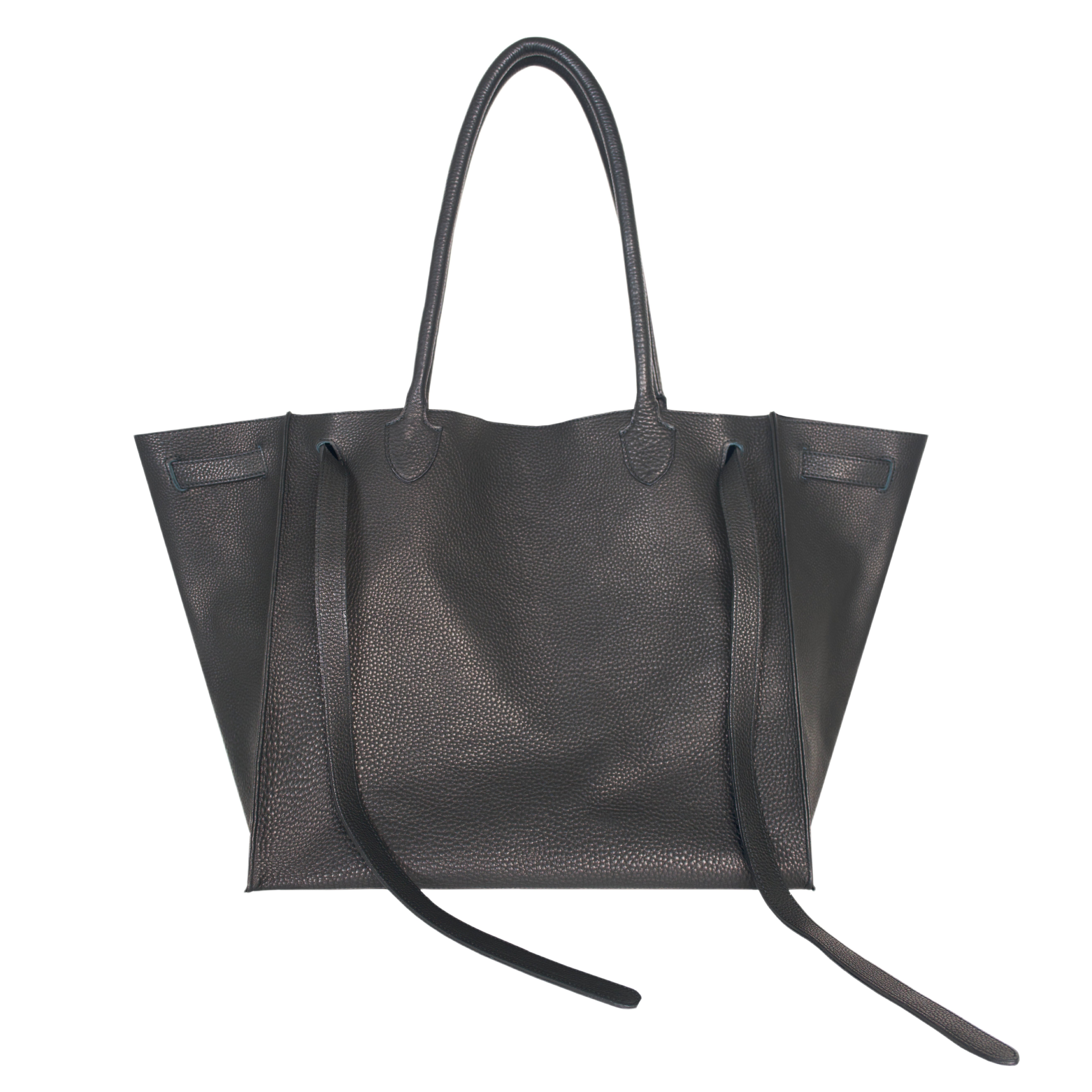 thumbnail for Vujade012-Ira全粒面皮革单肩包大容量简约高端通勤休闲手提包包