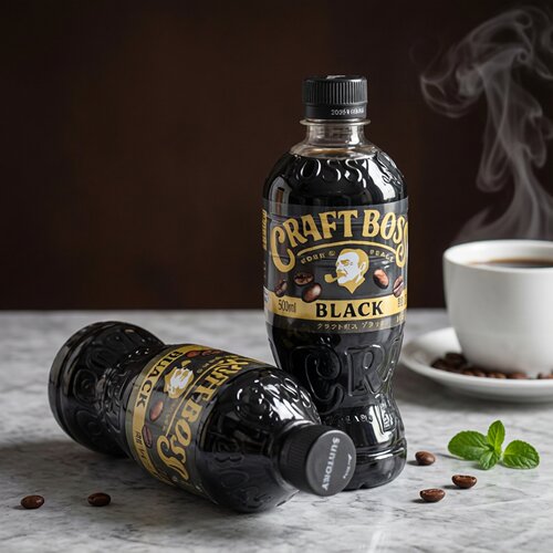 日本进口 SUNTORY三得利无糖即饮黑咖啡 Craft Boss美式 500ml