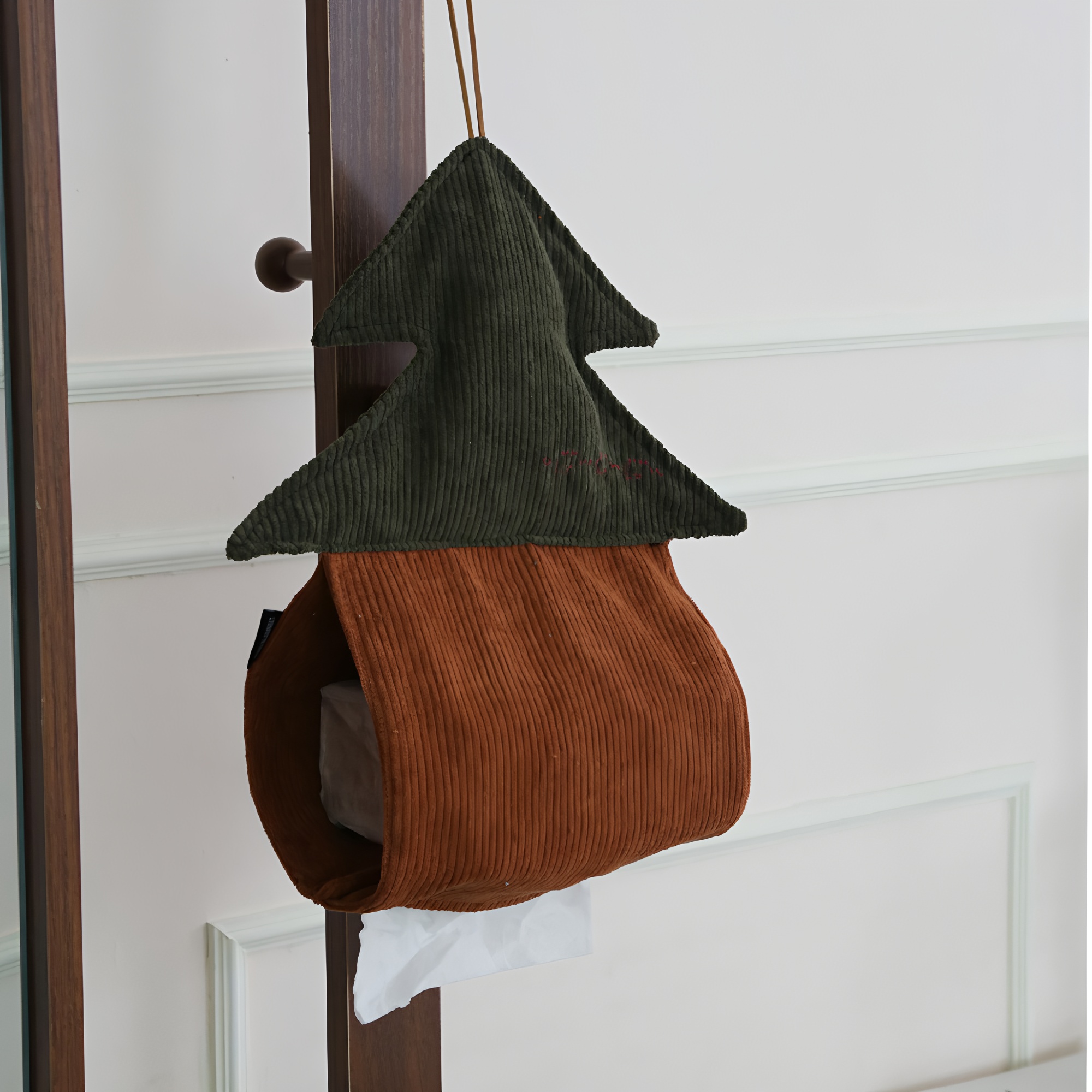 北欧ins圣诞树装饰纸巾袋