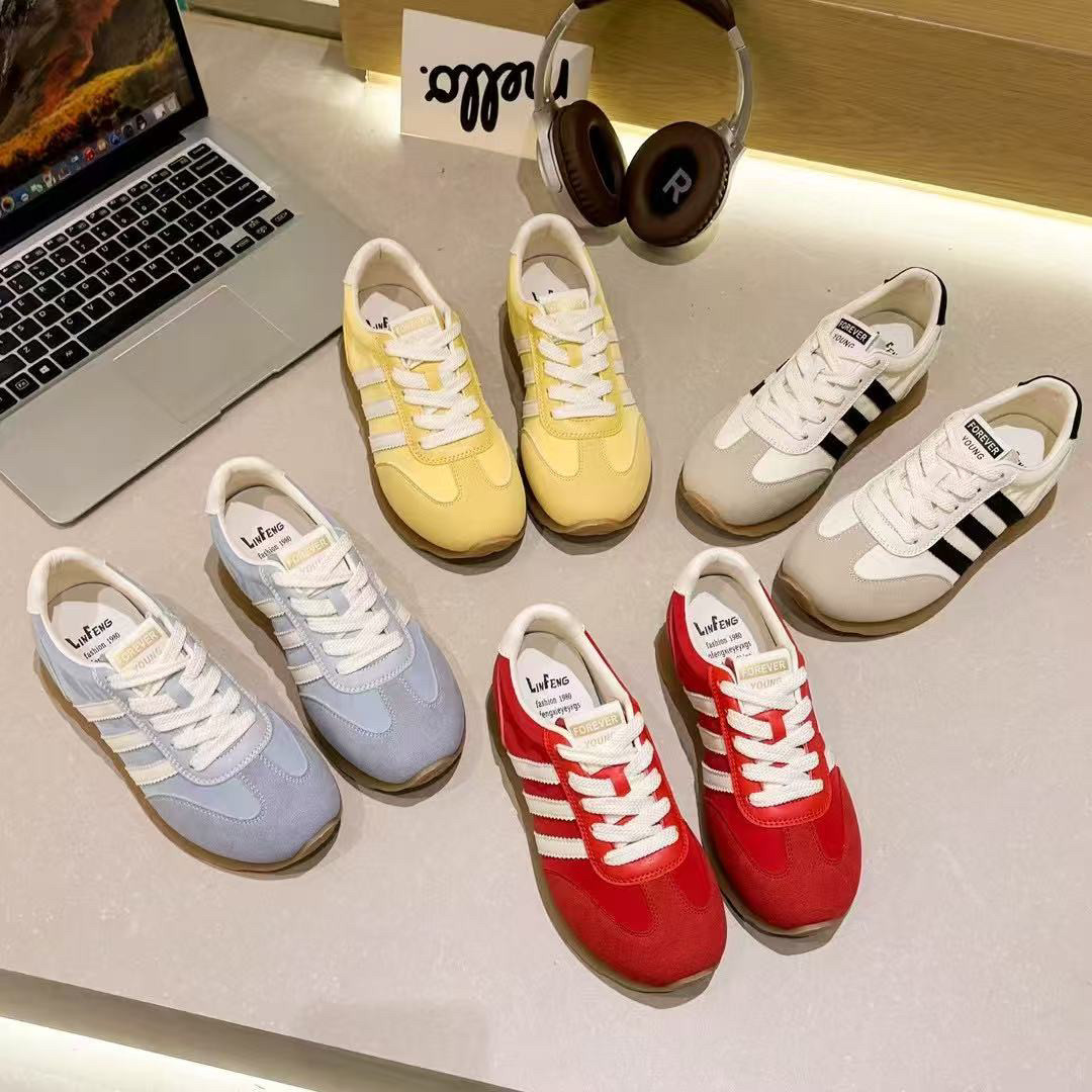 牛筋底德训鞋2025年新款雨伞布透气运动百搭多巴胺彩色阿甘鞋R901,女鞋,时尚休闲鞋,淘宝优惠券,粉丝福利购,淘宝优惠卷