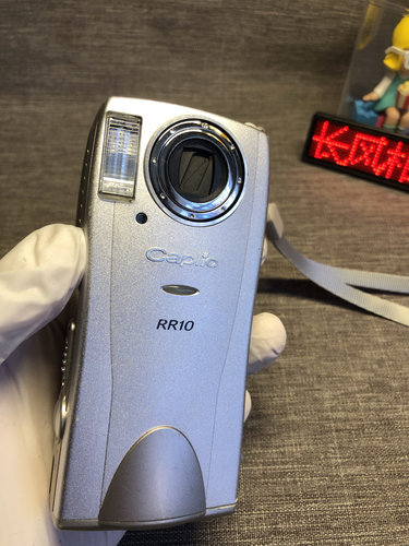 ricoh理光caplio rr10金属外壳ccd数码相机带有mp3功能功能好
