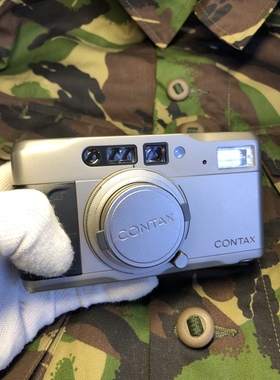 contax tvs康泰时香槟色金属机身135胶卷胶片菲林变焦复古旁轴