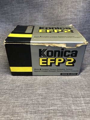 konica柯尼卡EFP2箱说全135定焦镜头135胶卷胶片菲林中古复古旁轴