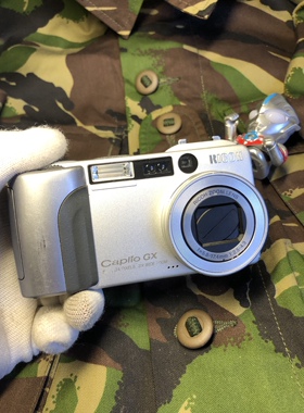 richo理工capio gx 500w像素CCD胶片感金属机身数码相机