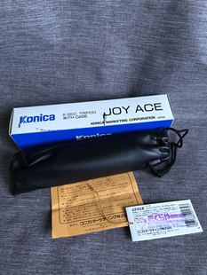 带有皮套胶卷胶片 柯尼卡konica原厂joy ace折叠三脚架全新盒装