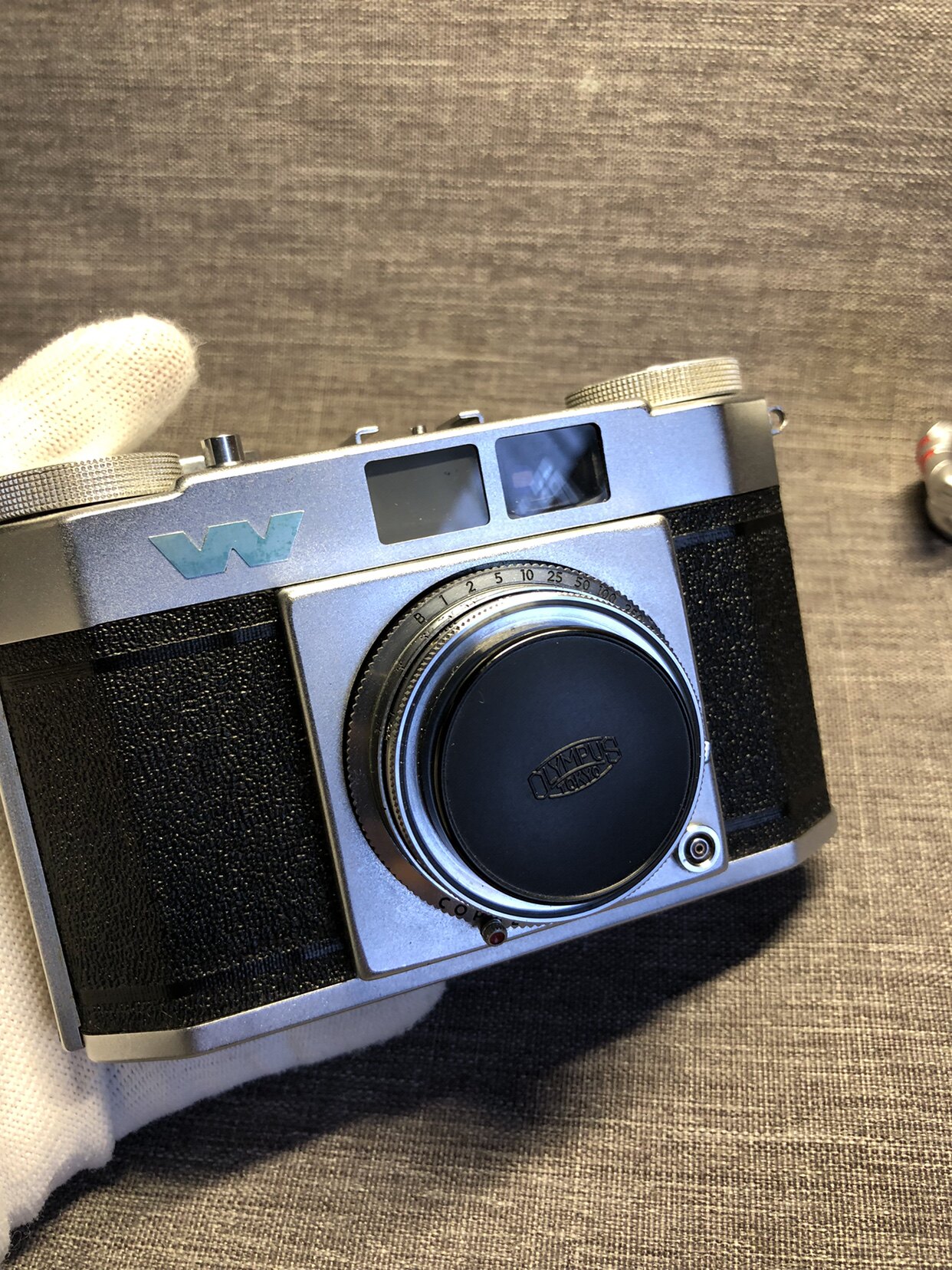 OLYMPUS奥林巴斯 wide135胶片胶卷菲林金属机械定焦镜头估焦旁轴