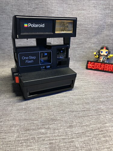 polaroid宝丽来one step flash彩虹机拍立得一次成像成色佳