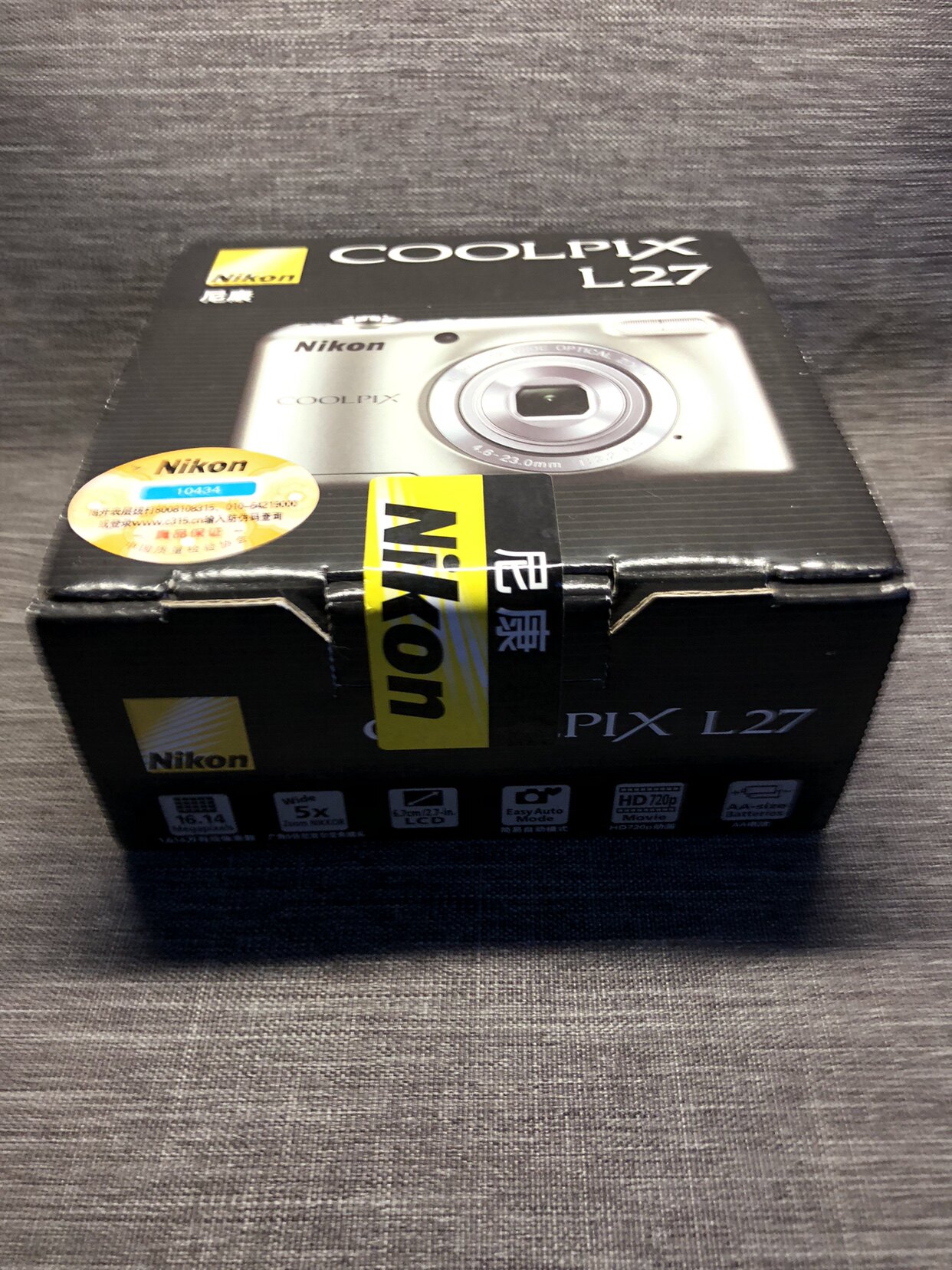 nikon全新盒装未拆封coolpix L27 CCD胶片感数码相机