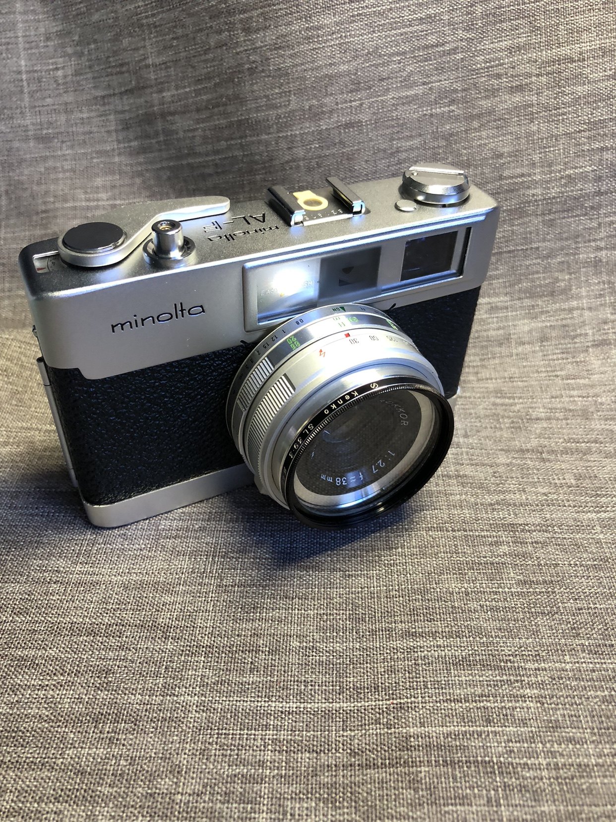 minolta美能达AL-F 135胶卷胶片菲林金属机械定焦镜头旁轴相机