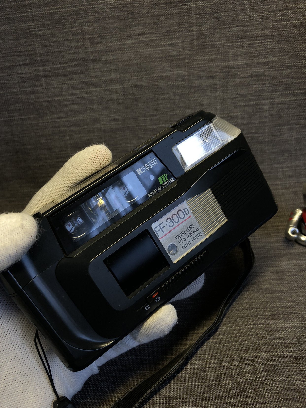 ricoh里光FF-300D深蓝色135胶卷胶片菲林中古复古定焦镜头