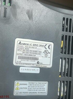 台达伺服驱动器ASDB20421B配套电机议价