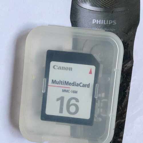 Canon佳能16MMMC内存卡16MB容量非SD卡议价