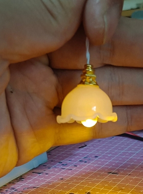 微缩灯泡LED通电可亮3-5v电压12分娃屋1:12dollhouse娃娃屋/OB11