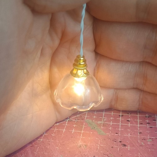 手工开物 农村老家微缩迷你袖珍灯泡LED通电可亮3-5v电压12分娃屋