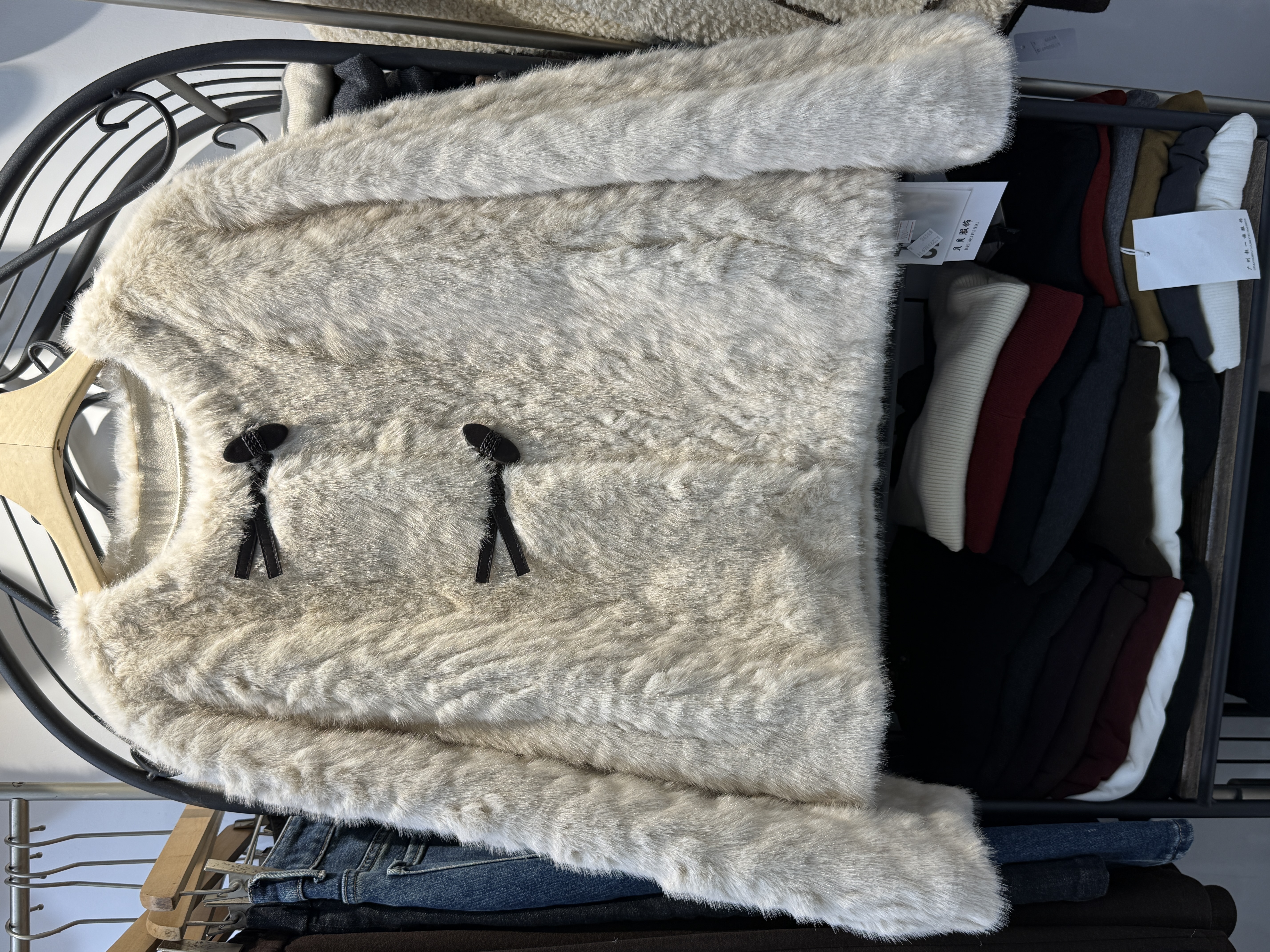 2025新款时尚百搭仿水貂绒皮毛一体外套女冬季环保皮草小个子流行