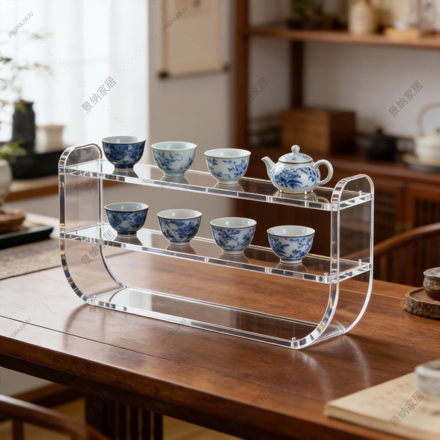 多宝阁手办展示架茶杯茶壶收纳架亚克力茶宠桌面展架陶瓷店置物架,住宅家具,多宝格/博古架,淘宝优惠券,粉丝福利购,淘宝优惠卷