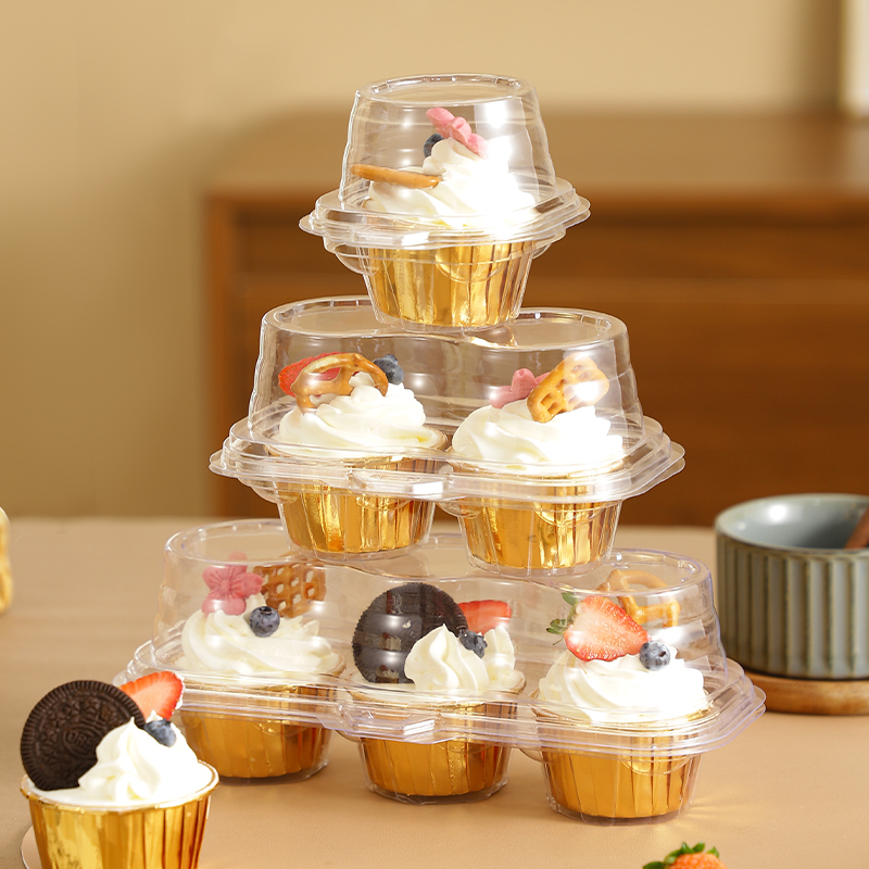 杯子蛋糕盒纸杯蛋糕吸塑