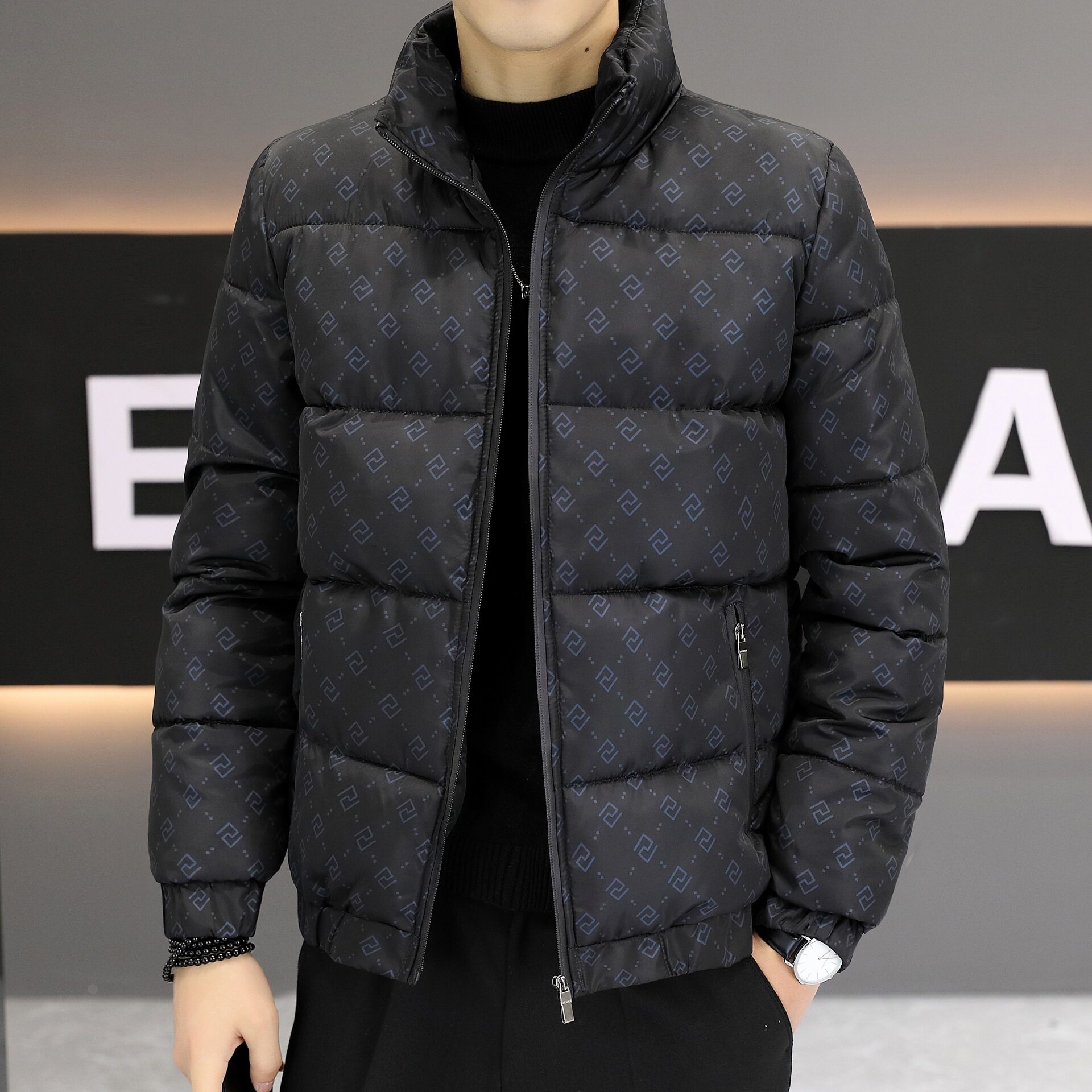 秋冬季潮牌冬天棉服男士休闲痞帅加绒加厚棉袄子2025新款棉衣