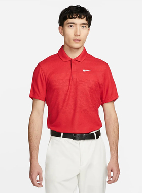 Nike Dri-Fit ADV Golf老虎伍兹男子高尔夫休闲运动polo短袖
