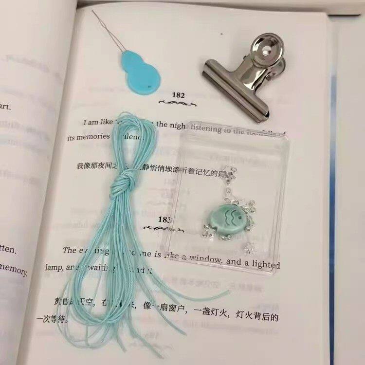 小鱼薄荷手绳治愈手工Diy材料包编织手绳送朋友闺蜜情侣毕业礼物