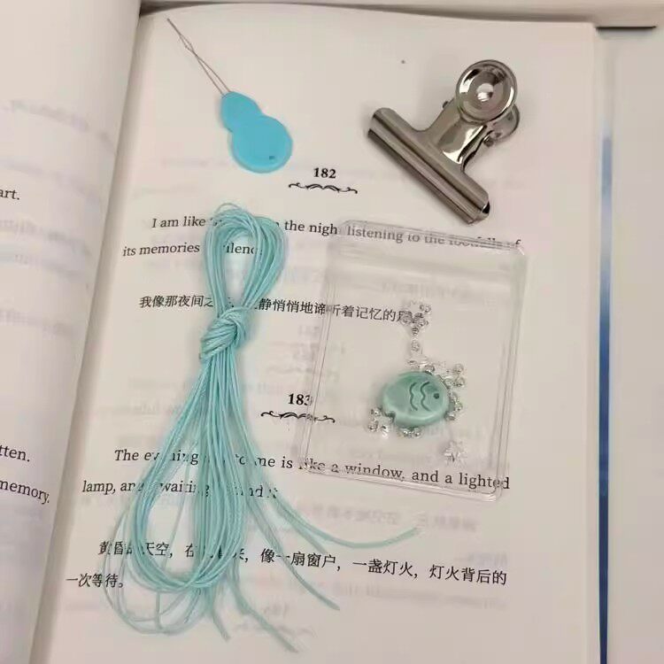 小鱼薄荷手绳治愈手工Diy材料包编织手绳送朋友闺蜜情侣毕业礼物