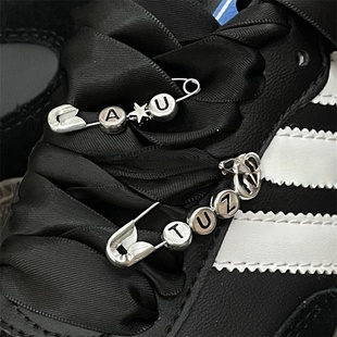 定制字母别针球鞋情侣鞋面diy德训鞋装饰配件鞋带扣ins风饰品配饰