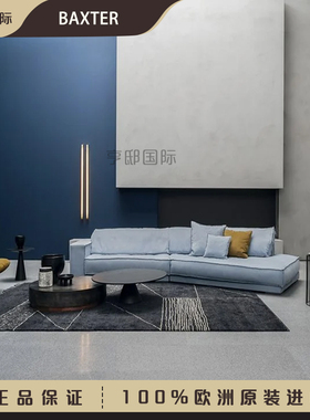 正版意大利Baxter原装进口意式简约Budapest真皮沙发布达佩斯沙发