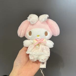 正版三丽鸥Melody春风解温美乐蒂可爱毛绒书包挂件玩偶钥匙扣娃娃