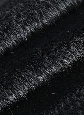 素色常规爆款仿水貂毛马毛植绒沙发抱枕服装DIY纯色面料推荐新品