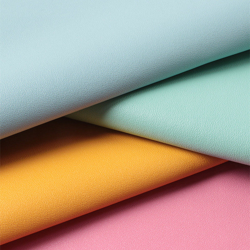 现货纳帕纹羊纹素色细纹沙发皮革面料箱包软包鞋材家居人造革直供