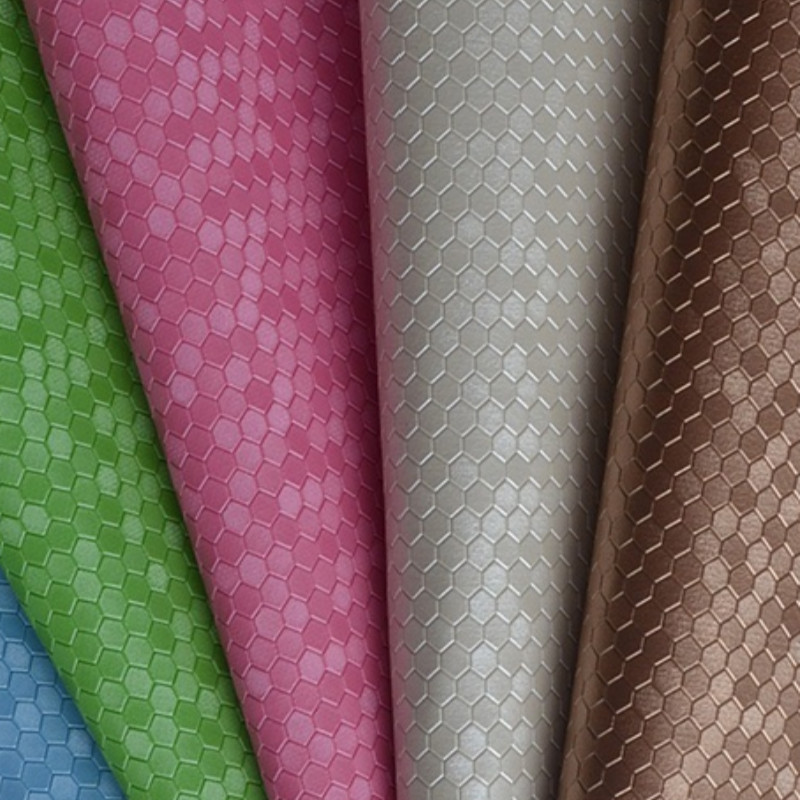 蜂窝足球纹仿皮革面料服装革辅料软包diy饰品配件装饰革pu革爆款