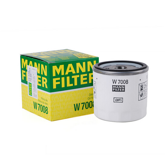 MANN曼牌新福克斯致胜翼虎1.6/1.6T新蒙迪欧机油滤芯W7008国产