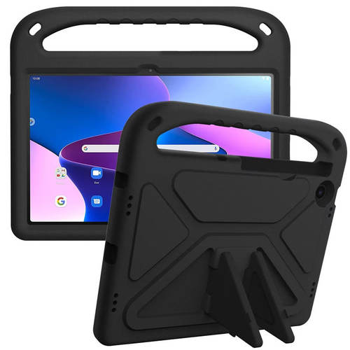 壳套适用lenovo联想M10plus 3rd Gen 10.6英寸儿童防摔保护壳m10plus3代f支架eva软胶皮套